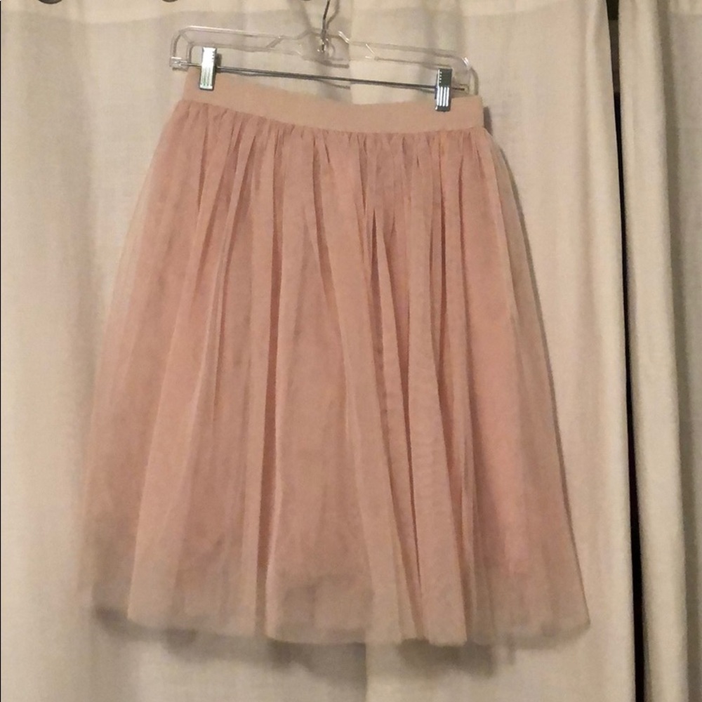 BooHoo Light Pink Tulle Skirt